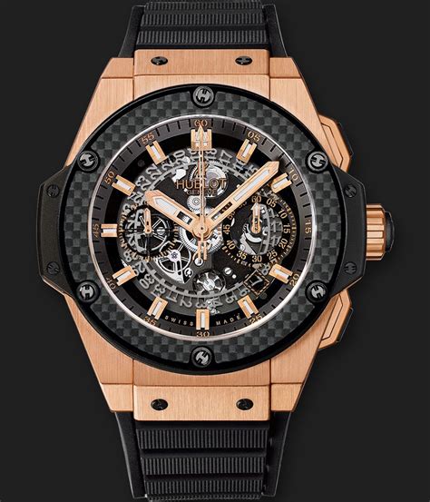 Hublot king gold carbon